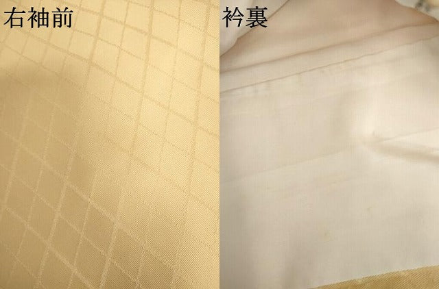 平和屋着物●訪問着　総刺繍　草花文　正絹　逸品　AABL0091cs