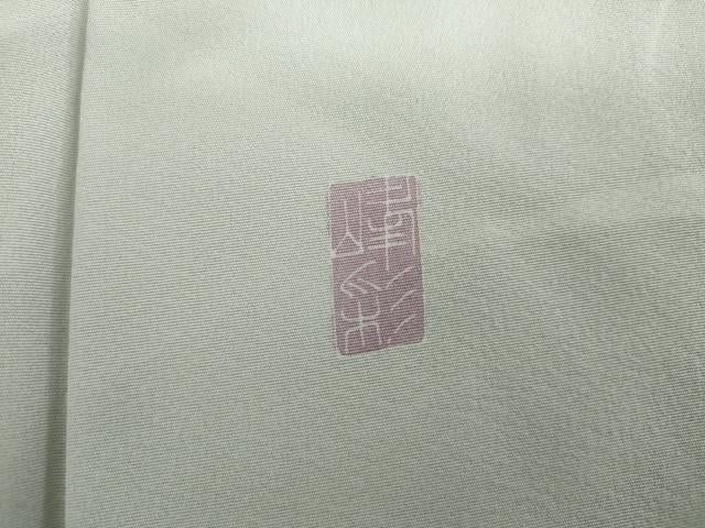 平和屋着物●京友禅　阪東峰彩　訪問着　枝梅　正絹　逸品　AABL0109cs