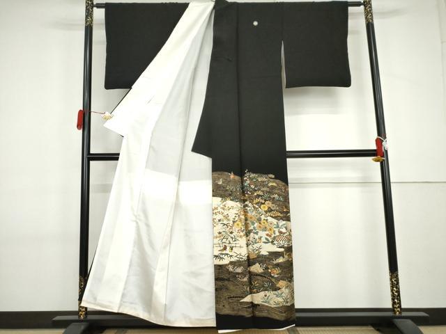 平和屋着物●豪華色留袖　作家物　螺鈿　室町錦　金彩　正絹　逸品　AABL0111cs