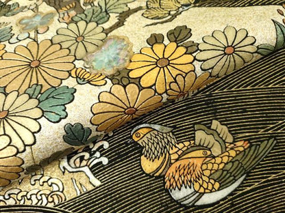 平和屋着物●豪華色留袖　作家物　螺鈿　室町錦　金彩　正絹　逸品　AABL0111cs