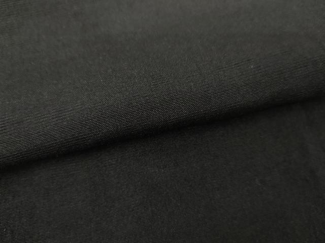 平和屋着物●男性　黒紋付・羽織セット　正絹　逸品　AABL0115cs