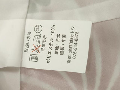 平和屋着物●小振袖　二尺袖　舞花文　洗える着物　AABL0122cs