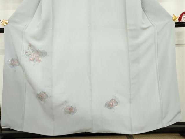 平和屋着物●中国三大刺繍　スワトウ刺繍　汕頭刺繍　総刺繍　訪問着　花文箱文　暈し染め　正絹　逸品　AABL0133cs