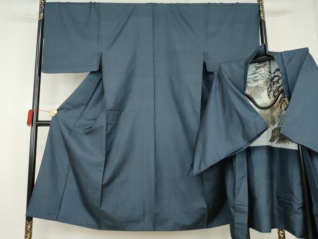 平和屋着物●男性　本場大島紬　アンサンブル　100亀甲　総詰め　正絹　逸品　AABL0144cs