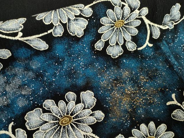平和屋着物●豪華黒留袖 花唐草文 金銀彩 正絹 逸品 AABL0148cs