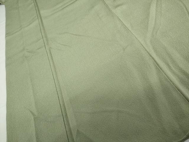 平和屋着物●上質な色無地　薄青色　正絹　逸品　未使用　AABL0155cs