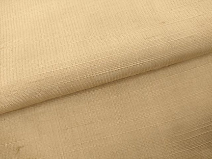 平和屋着物●上質な紬　色無地　雄黄色　正絹　逸品　AABL0170cs