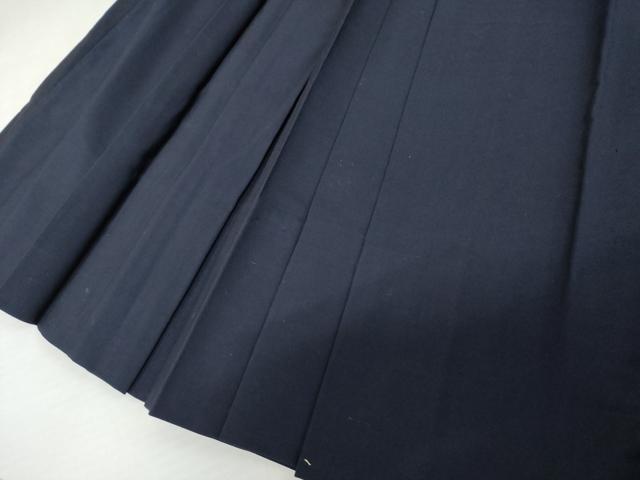 平和屋着物▼女性　行灯袴　色無地　紺青色　洗える着物　AABL0172cs