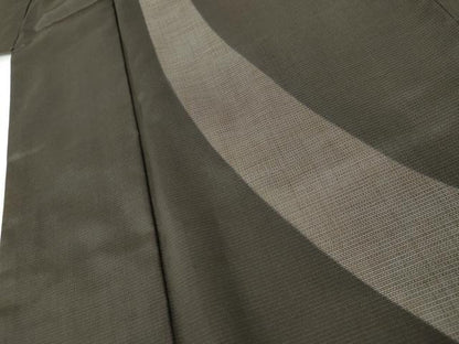 平和屋着物●本場染大島紬　訪問着　流水文　正絹　逸品　AABL0177cs