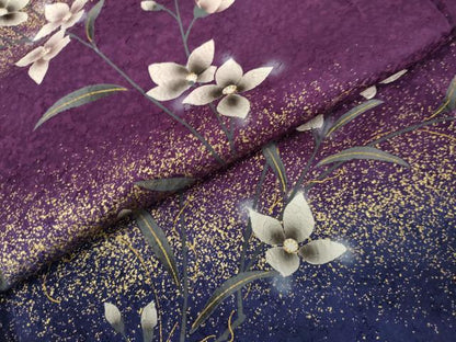 平和屋着物●豪華振袖　花蝶文　暈し染め　金銀彩　やまと誂製　正絹　逸品　AABL0182cs