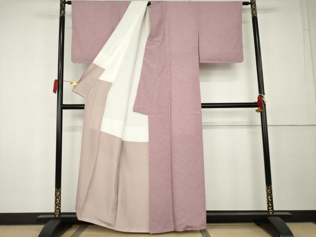 平和屋着物●手彫型本染　村上紳一郎　江戸小紋　吉祥文　正絹　逸品　未使用　AABL0187cs