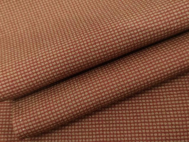 平和屋着物●江戸小紋　角通し　正絹　逸品　AABL0191cs