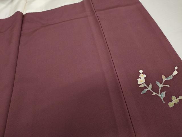 平和屋着物●訪問着　友禅　作家物　童子枝花文　ますいわ屋扱い　正絹　逸品　AABL0212cs