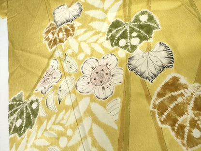 平和屋着物●染色作家　小倉淳史　訪問着　辻が花　絞り　そごう扱い　正絹　逸品　AABL0216cs