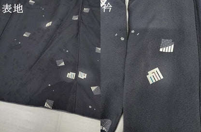 平和屋着物●上質な小紋　源氏香花文　ほたる暈し　正絹　逸品　AABL0219cs