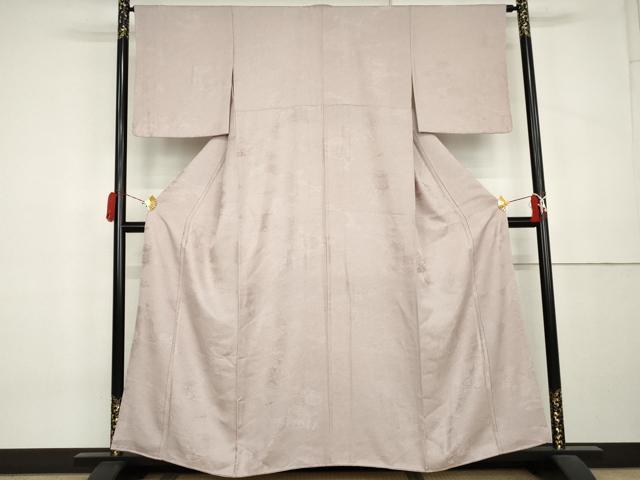 平和屋着物●上質な小紋　貝桶花文　正絹　逸品　未使用　AABL0220cs