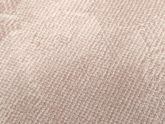 平和屋着物●上質な小紋　貝桶花文　正絹　逸品　未使用　AABL0220cs