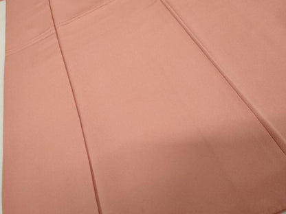 平和屋着物●上質な色無地　薄紅色　正絹　逸品　AABL0221cs