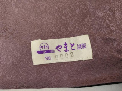 平和屋着物●訪問着　枝花文　暈し染め　銀彩　やまと誂製　正絹　逸品　AABL0239cs
