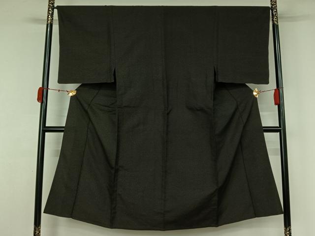 平和屋着物▽男性　紬　単衣　十字絣　正絹　逸品　AABL0283jh