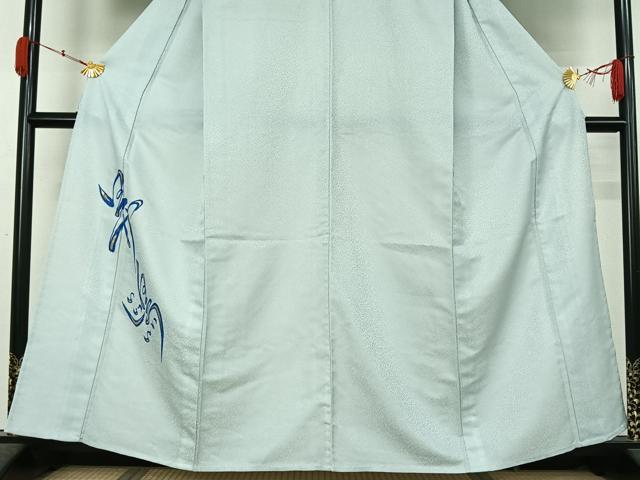 平和屋着物▽訪問着　単衣　文字文　金彩　洗える着物　AABL0288jh