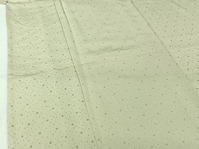平和屋着物▽お召　単衣　水玉文　正絹　逸品　AABL0290jh