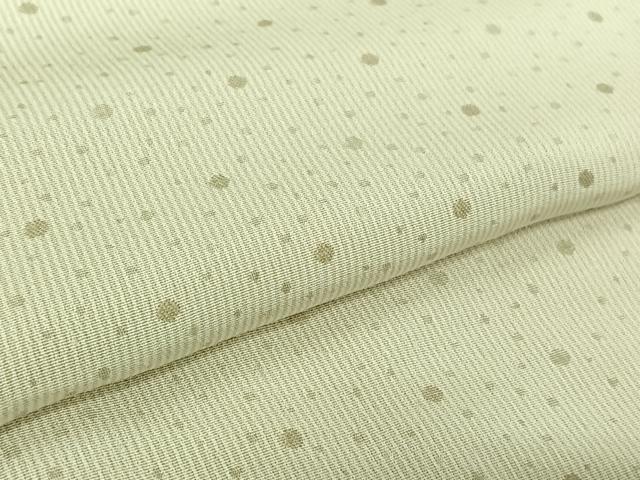 平和屋着物▽お召　単衣　水玉文　正絹　逸品　AABL0290jh