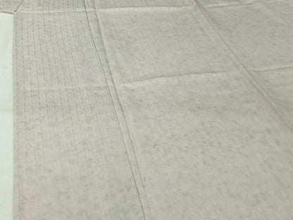 平和屋着物▽お召　単衣　縞　正絹　逸品　AABL0330jh
