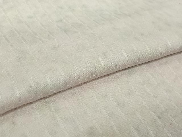 平和屋着物▽お召　単衣　縞　正絹　逸品　AABL0330jh