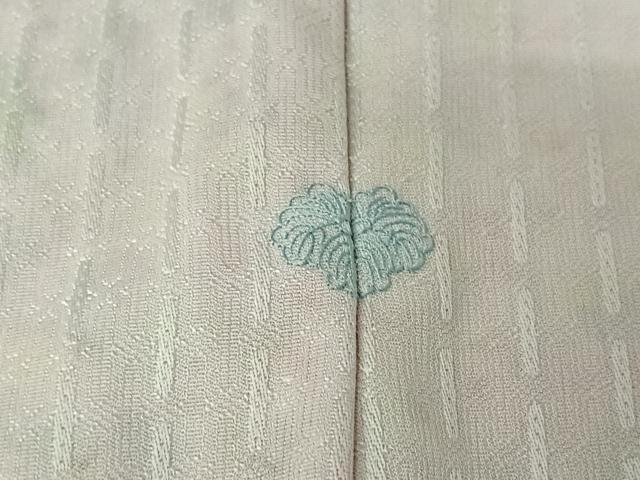 平和屋着物▽お召　単衣　縞　正絹　逸品　AABL0330jh