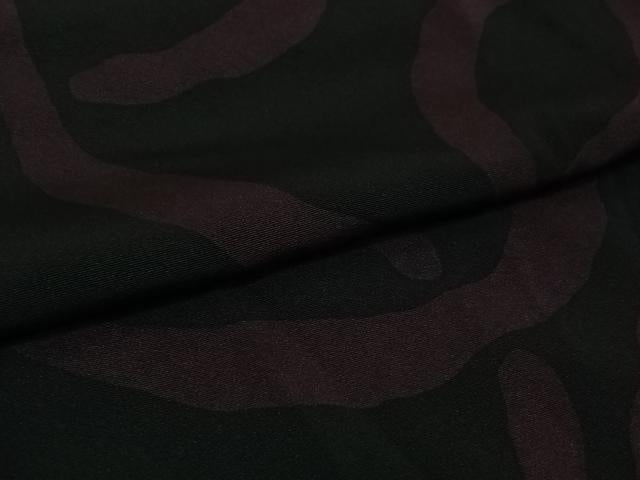 平和屋着物▽上質な小紋　単衣　丸文　正絹　逸品　AABL0336jh