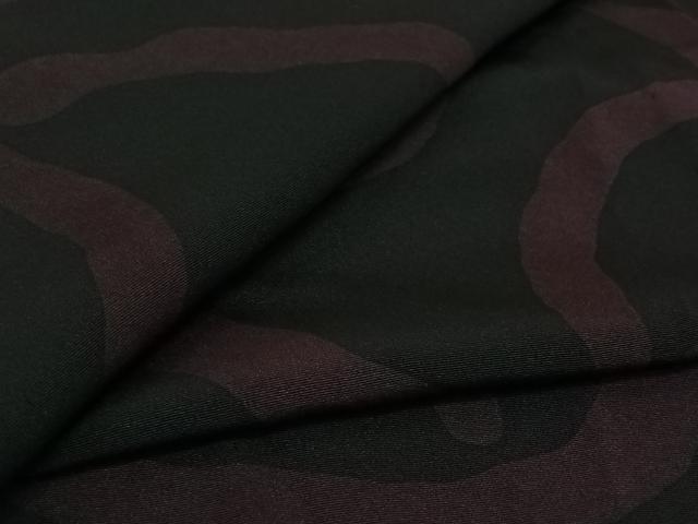 平和屋着物▽上質な小紋　単衣　丸文　正絹　逸品　AABL0336jh