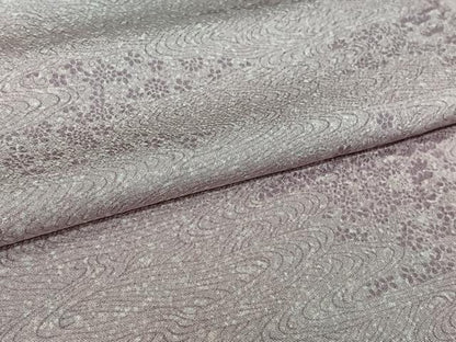 平和屋着物▽上質な小紋　単衣　流水花文　暈し染め　正絹　逸品　AABL0345jh