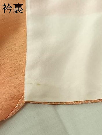 平和屋着物▽お召　単衣　鹿の子文様　暈し染め　正絹　逸品　AABL0360jh