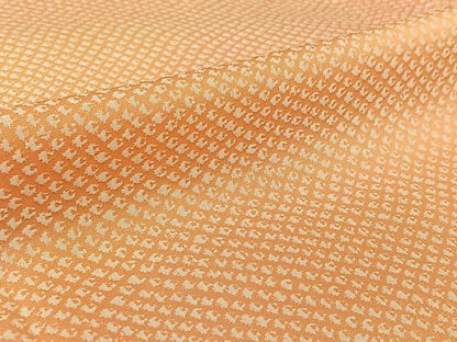 平和屋着物▽お召　単衣　鹿の子文様　暈し染め　正絹　逸品　AABL0360jh