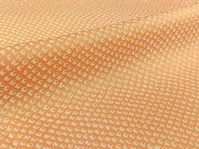 平和屋着物▽お召　単衣　鹿の子文様　暈し染め　正絹　逸品　AABL0360jh