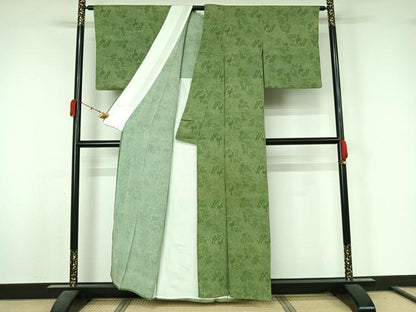 平和屋着物▽江戸小紋　単衣　寄せ小紋柄　正絹　逸品　AABL0366jh