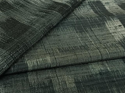 平和屋着物▽上質な紬 　単衣　霞文 　正絹　逸品　未使用　AABL0367jh