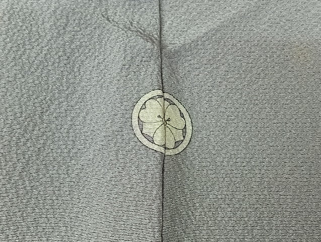 平和屋着物▽染色作家　斉藤三才　小紋　単衣　霞文　暈し染め　正絹　逸品　AABL0385jh