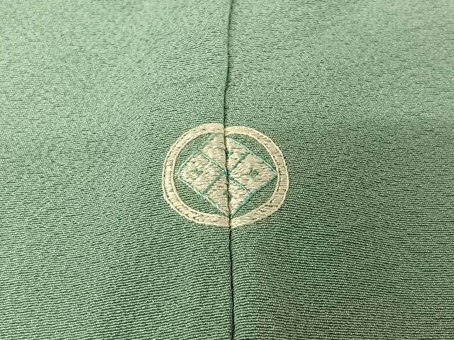 平和屋着物▽上質な色無地　単衣　瓶覗色　正絹　逸品　AABL0413jh