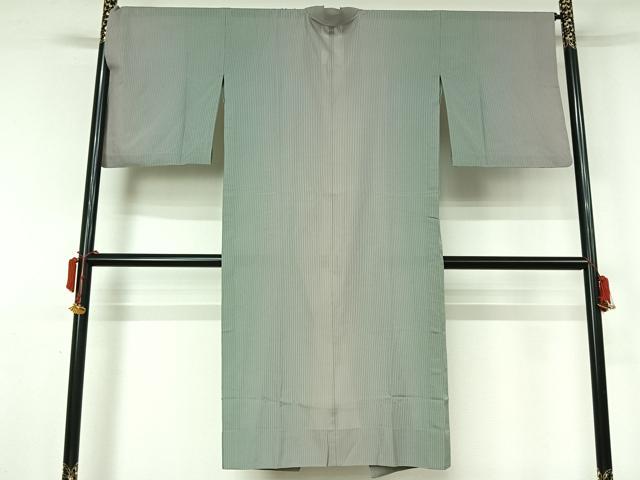 平和屋着物▽道中着　スリーシーズン　春夏秋　塵除け　霞文　暈し染め　ロング丈　正絹　逸品　AABL0446jh