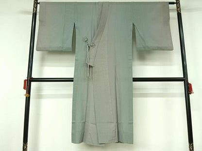 平和屋着物▽道中着　スリーシーズン　春夏秋　塵除け　霞文　暈し染め　ロング丈　正絹　逸品　AABL0446jh