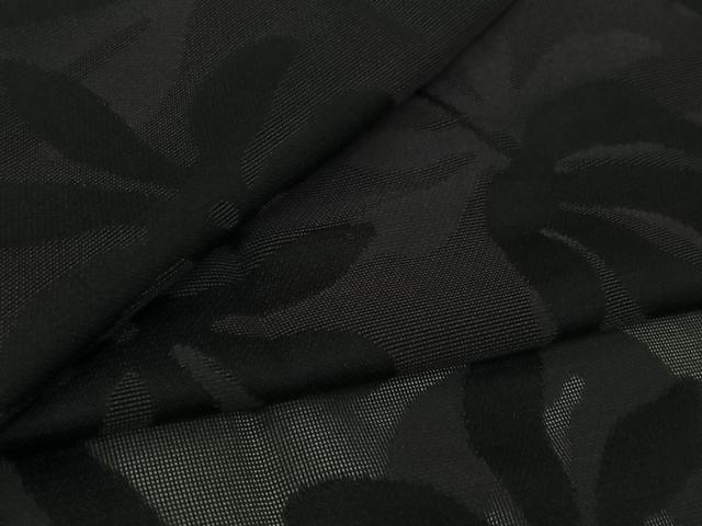 平和屋着物▽道行コート　スリーシーズン　春夏秋　塵除け　草花文　ロング丈　正絹　逸品　AABL0449jh