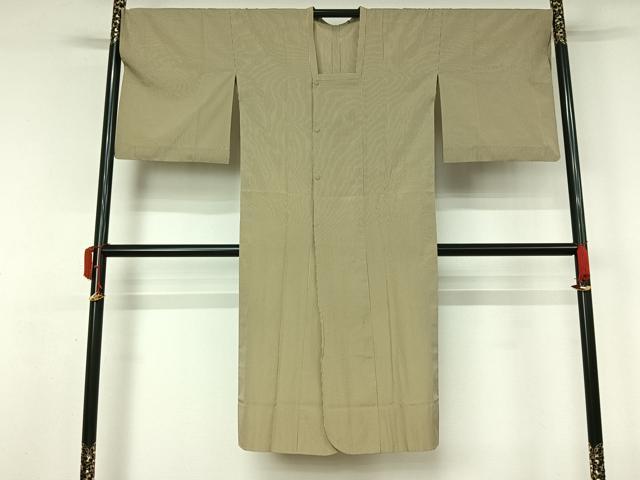 平和屋着物▽道行コート　スリーシーズン　春夏秋　塵除け　縞　ロング丈　正絹　逸品　AABL0450jh
