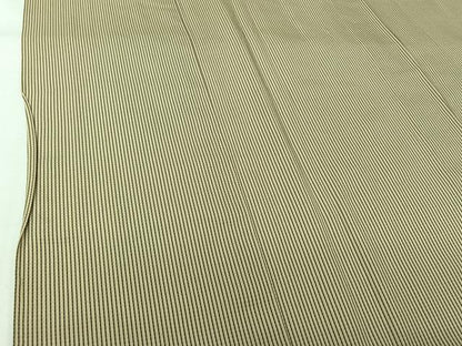 平和屋着物▽道行コート　スリーシーズン　春夏秋　塵除け　縞　ロング丈　正絹　逸品　AABL0450jh