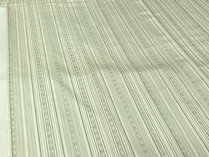 平和屋着物▽上質な紬　単衣　縞　正絹　逸品　AABL0455jh