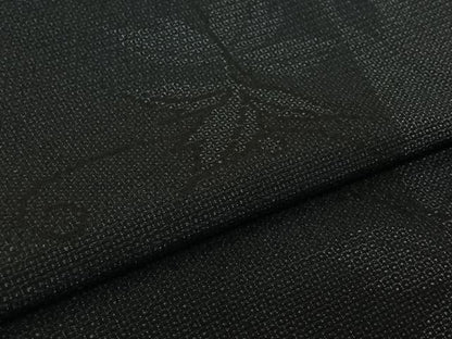 平和屋着物▽本塩沢　単衣　140亀甲　唐草文　正絹　逸品　AABL0475jh