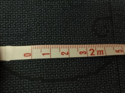 平和屋着物▽本塩沢　単衣　140亀甲　唐草文　正絹　逸品　AABL0475jh