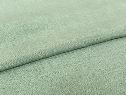 平和屋着物▽上質な紬　単衣　色無地　瓶覗色　正絹　逸品　AABL0488jh