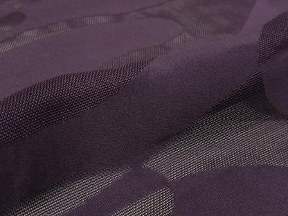 平和屋着物▽羽織　スリーシーズン　春夏秋　塵除け　幾何学文様　葡萄色　正絹　逸品　AABL0521jh